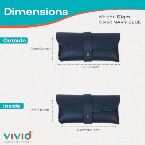 Image of Unisex Specs Self Button Eyewear Dabbi Artificial Leather Soft Case Cover