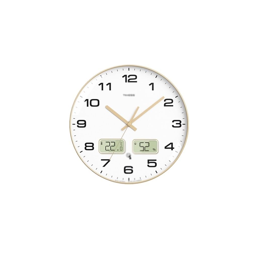 Eines 3 Silent Decorative Wall Clock Automatic Clock Wall Clock Living Room Home Silent Clock Without Punching Easy To Read