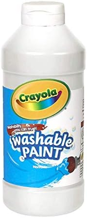 Crayola Washable Paint, White, 16 oz.