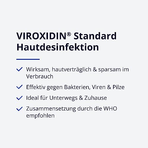 Desinfektionsmittel mit Alkohol Viroxidin für hygienische Handdesinfektion