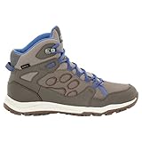 gut gedämpfte Sohle JACK WOLFSKIN Damen Wanderschuhe ACTIVATE TEXAPORE MID W, dusk blue, 37.5, 4024431-1405045