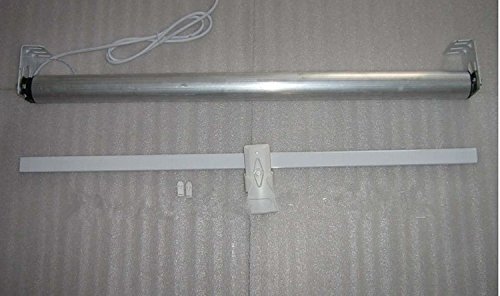 Gowe motorisé volet roulant, 0.5 m de large, 0,5–1.8 m Hauteur, crème solaire Tissu
