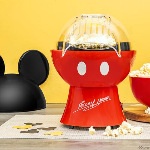 Uncanny Brands Disney Mickey Mouse Popcorn Maker - Kitchen Appliance