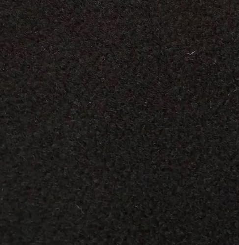 Nadelfilz Extra-Flex Meterware Restauration Innenraumverkleidung Instandhaltung Camperausbau 206 cm Breite (206 x 150 cm, Schwarz)