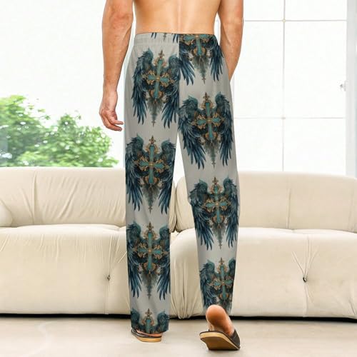 Animal Print PJ Pajama Pants for Men Women Comfort Fit Lounge Pants Sleepwear with Pockets2