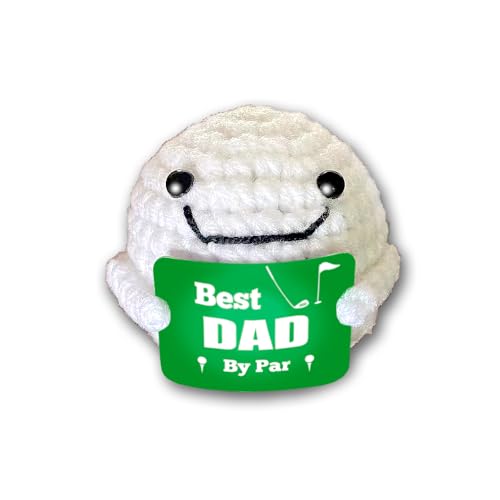 JEWSUN Funny Best Dad by Par Golf Ball Crochet