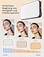 ANXRE Selfie Licht mit Soft-Diffusor & integriertem Ständer – Wiederaufladbares Clip-Fill-Licht mit 96 LEDs, geeignet für Handy, iPhone, Kamera und Laptop, für Make-up, TikTok, Vlogs und Videoanrufe