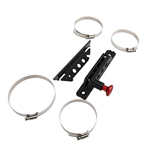 Vehicle Universal Quick Release Aluminum Roll Bar Mount Bottle/Fire Extinguisher Holder with 4 Adjustable Clamps