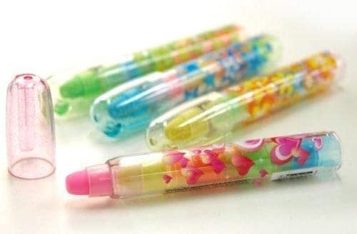 Image of AK Store (Pack of 4) 3D Cute Cartoon Shape Rubber Pencil Erasers, School Stationery for Kids, Boys Girls, Birthday Return Gifts (Stacking Pen)