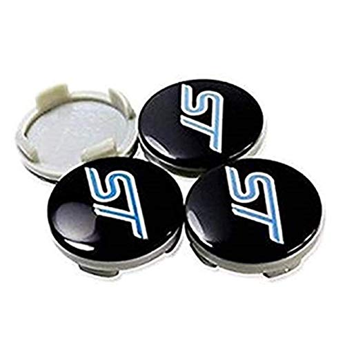 fanlinxin 4 pcs St 54 mm Centre de moyeu de Roue Caps couvertures Voiture de Course d'accordage Modèle de Voiture Ford Cover