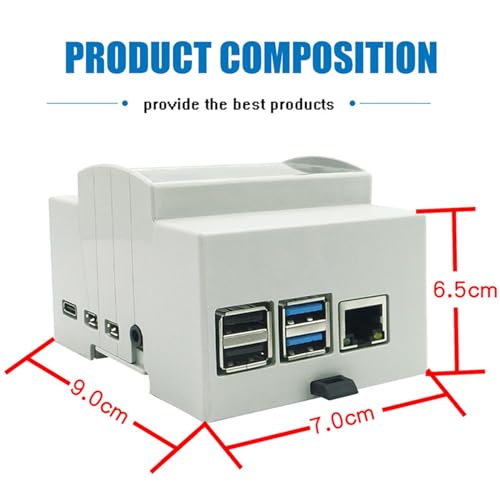 Boîtier de protection pour 4B en ABS blanc avec ouvertures de ventilation pour cluster modèle B
