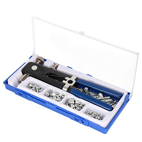 Pistola de rebite, porca de rebite de cabeça plana de liga de alumínio de alta dureza durável, ampla