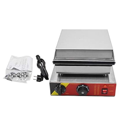 16 stücke Mini Waffeleisen von Cgoldenwall丨1500W Elektrische Runde Waffel Herd 0-300℃ 3-5Minuten Uniform Backen Edelstahl Antihaft-Digitalthermostat丨Köstliches Dessert auf der Straße – Bild 6
