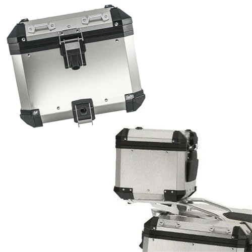 oCNp[{bNX R1200GS LC 2013-2021 2020 2019 2018 2017 2016 oCNANZT[ AQbWP[X gN ThobO c[{bNX X[cP[X GbW{bNX(Top Case Silver)