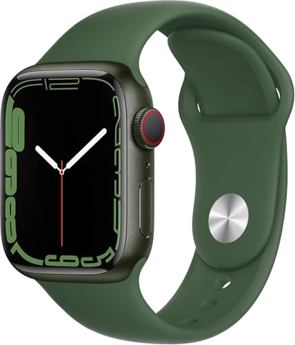 Watch Series 7 + Cellular 45MM - Cassa Con Cinturino Clover Sport - Regolare gps alluminio ricondizionato verde