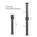 Andoer ER252 Tripod Extender Tube, 2-Section 25mm/ 0.98(Diameter) Carbon Fiber Center Column Extension Tube, Compatible with All Zhiyun, FeiyuTech, Hohem Handheld Gimbals Tripods, Max. Load 8kg/282oz