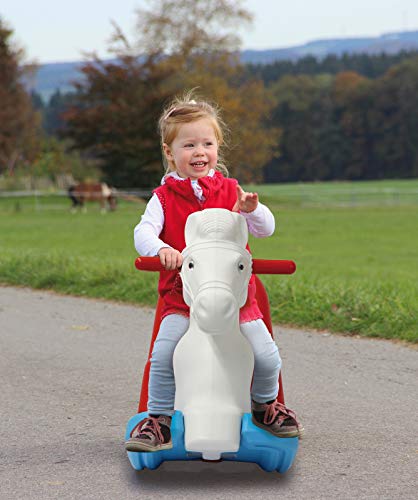 JAMARA 460264 - Schaukelpferd Wippy Jim-Indoor-Outdoor Geeignet, Robuster und Wetterbeständiger Kunststoff, mit… – Bild 3