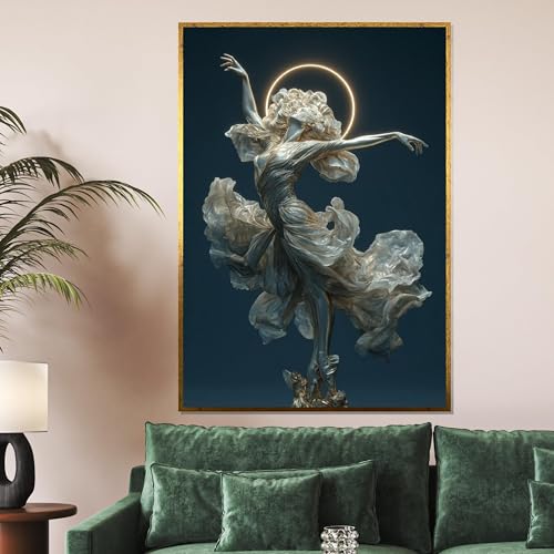 Décoration murale ballerine Flana : une toile de ballet éthéré haut de gamme