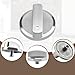 813396 Gas Stove Knobs Replaces 805071 808472 Compatible with Wolf Cooktop Burner Knobs Stainless Steel Knobs CT36G CT36G/S CT36G/S-LP (5PCS)