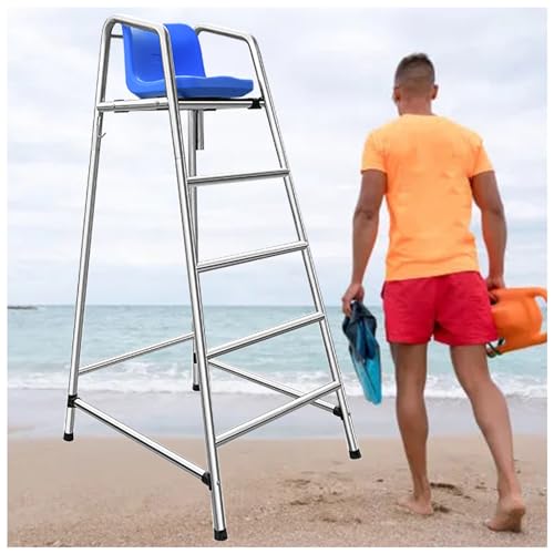 Silla de observación para salvavidas de acero inoxidable miniatura 1