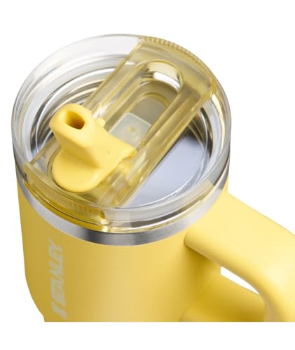 Image of STANLEY Quencher ProTour Flip Straw Tumbler with Leakproof Lid 14 oz | Built-In Straw & Handle | Cupholder Compatible for Travel | Insulated Stainless Steel Cup | BPA-Free | Daffodil