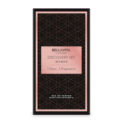 BellaVita Luxury Discovery Set Womens Perfumes (7x8ml) | Mini Perfume Gift Set for Women with Rose, OUD & Pepper Oriented | Compact Long-Lasting Floral Perfumes for Women | Cruelty Free Fragrance - Image 6