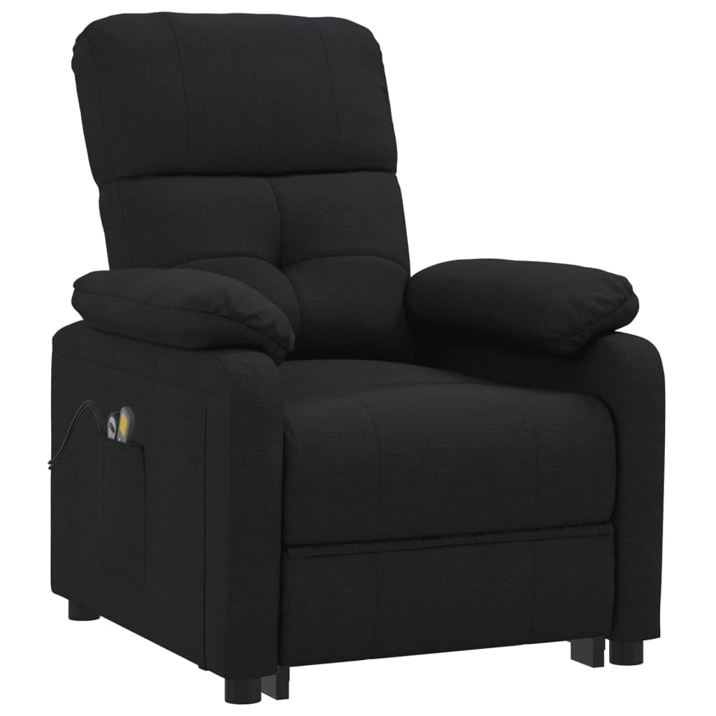 Sedia Massaggiante, Poltrone Massaggianti, Poltrona Relax Massaggiante, Poltrona Massaggiante Elettrica Nera Tessuto
