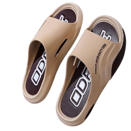Premium Comfort Linear Design Yoga Mat Sildes Sandals Summer Slippers For Men Non Slip Flip Flops Indoor Outdoor Footwear