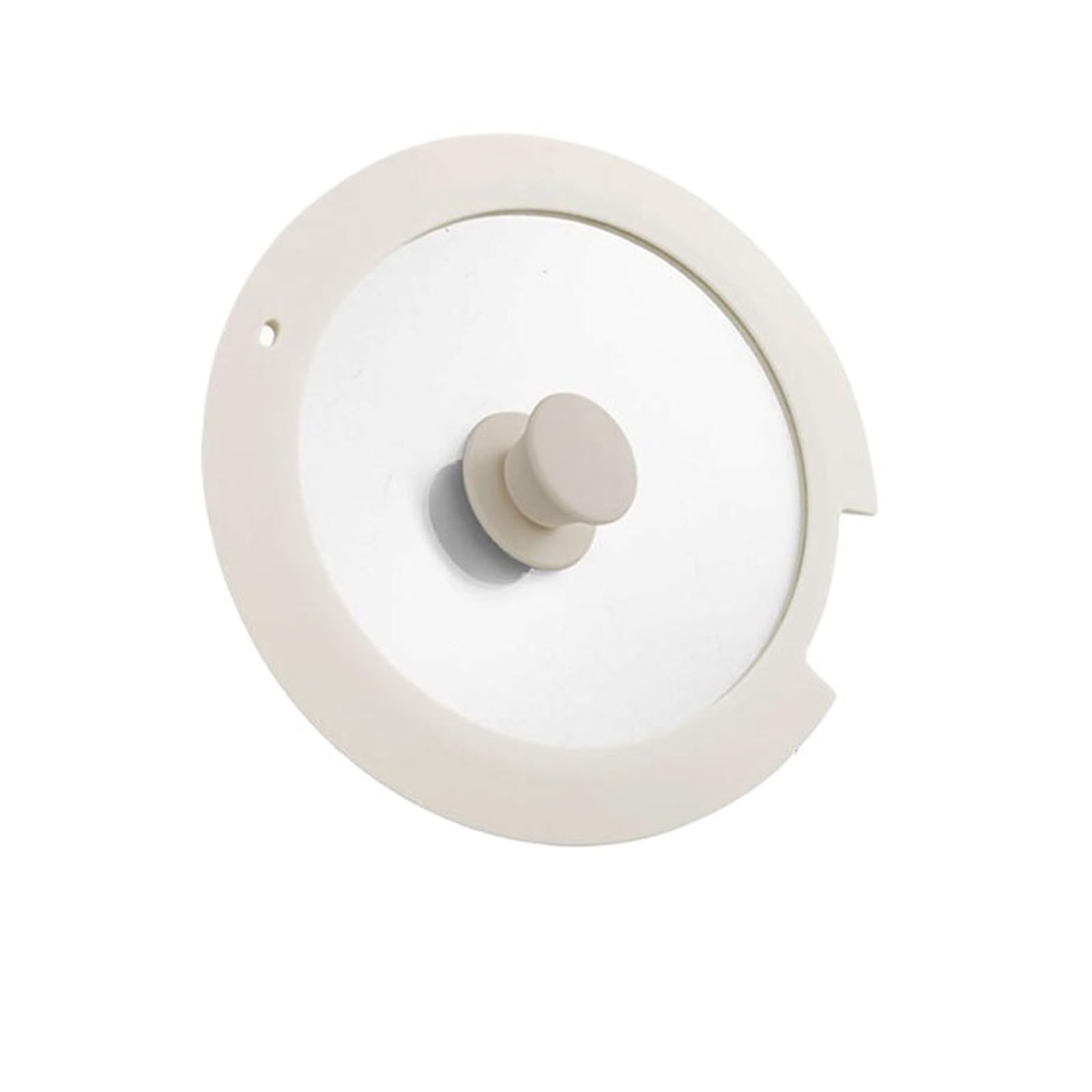 Coperchio For Pentola In Vetro Temperato Universale For Pentole Coperchio For Tappo For Versamento Di Padelle 18/20/26 Cm Coperchio For Padella Di Ricambio(White 26cm)