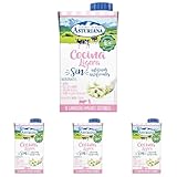 Central Lechera Asturiana Nata Cocina Ligera, Brik 500ml (Paquete de 4)