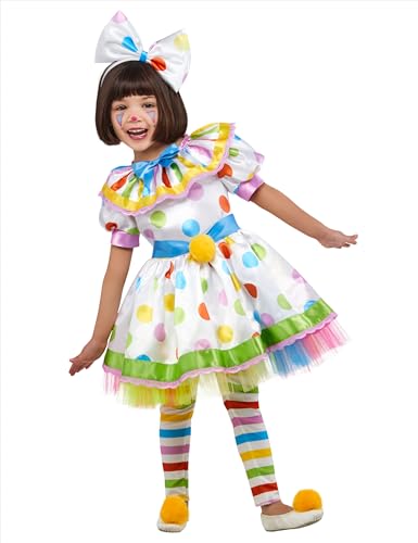 Disfraz de Payasita para Niñas 4T miniatura 1