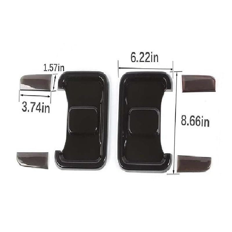 Cubiertas luz trasera coche Jeep Gladiator JT acabado texturizado premium 2