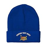 Custom Beanies for Men Drum Set Embroidery General Music Drum Set Winter Hats for Women Acrylic...