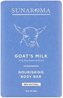 Sunaroma Soap - 8.5oz (Goat*s Milk with Shea Butter and Manuka Honey)