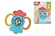 Simba 104013558 - ABC Activity Rassel, Zahnhilfe mit Holographspiegel und Rassel, 12cm, ab 3 Monaten