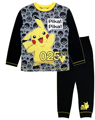Lora Dora Pijama largo, conjunto de dos piezas con camiseta de manga larga y pantalón largo, ligero y transpirable para niños 7-8 años Pika Pika Cover