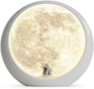 mamre Super Moon Night Light - Dimmable Table Lamp for Home Decor...