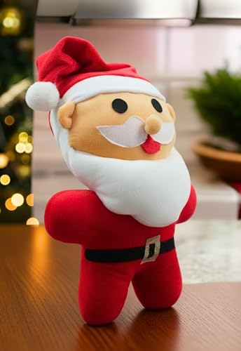 Image of Tickles Santa Claus Soft Stuffed Plush Toy for Kids Boys & Girls, Christmas Day (Size: 25 cm, Color: Red)