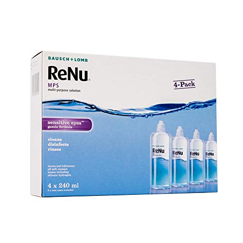 ReNu Multi Purpose Contact Lens Solution 4 x 240ml - Soft Contact Lenses for Comfortable Wear - Gentle on Sensitive Eyes - Clean, Disinfect, Rinse, Lubricate and Store your Lenses - Lens Case Included - Image 7