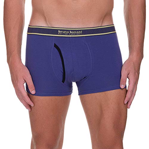 Bruno Banani Herren Retroshort Rocky Coast Boxershorts, Violett (Violett/Schwarz 673), 4/S Cover