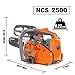 NEO-TEC 12'' Top Handle Gas Chainsaw,2-Stroke 25.4cc Portable Chain Saws for Trees Gas Powered Wood Cutting