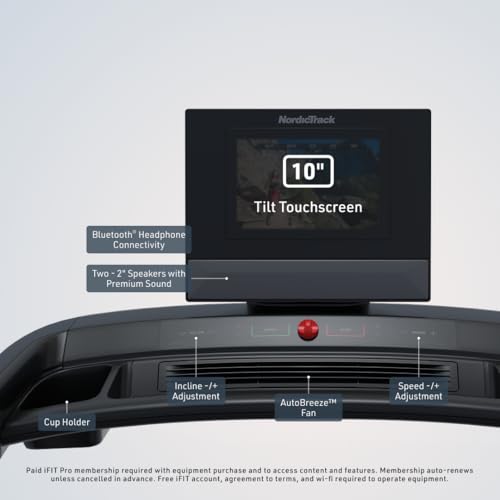 Image of NordicTrack Commercial 1250 Treadmill, Includes 1 Month iFIT Pro Membership, Amazon Exclusive