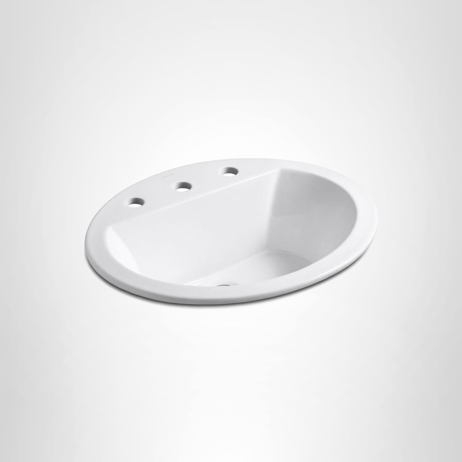 KOHLER K-2699-8-0 Bryant Oval Self-Rimming Drop In Bathroom Sink