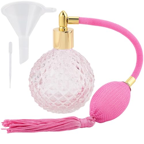 GORGECRAFT Botella de Perfume de Cristal Transparente de 100 ml...