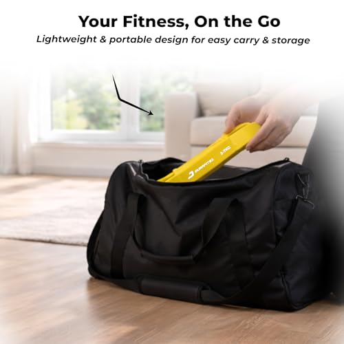 Image of Resistance Bands Set of 2 (Extra Light & Medium), Pull Up Bands for Men & Women, Exercise Bands for Strength Training, Home Workout, Gym Fitness, Stretching, Mobility, Yoga, Crossfit