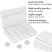 MIVIDE 300 Pack Silver Coin Holder, 30mm Plastic Coin Capsule with EVA Protect Gasket, 5 Sizes (17/20/25/27/30mm) Clear Coin Storage Case for Coin Collectors Collection Supplies