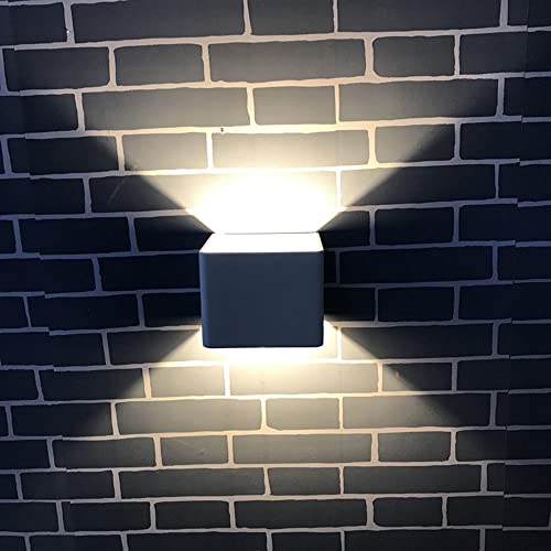 Bañador de pared interior exterior IP65 con aplique de iluminación up down regulable 4