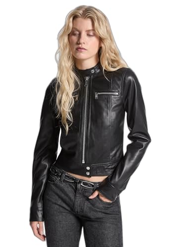 MICHAL KORS シングルレザージャケット sizeM 411487MUAOL.jpg