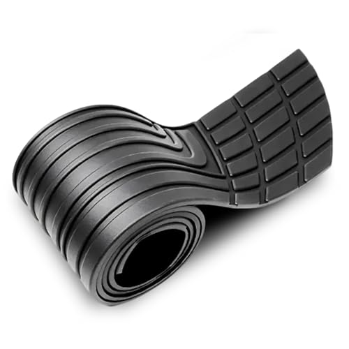 Image of Car Bumper Protector, 41" x 3.4" Large Anti-Scratch Rubber Boot Guard Strip, Cuttable and Flexible, with Non-Slip Grooved Bumper Protector Cover, Fits 99% Cars SUV Pickup for Loading Edge Protection