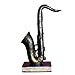 ZTIANEF Sculpture Appreciation Bust Statue Head Sculptures Retro Miniature Musical Instruments Resin Crafts Vintage Cube Horn Trumpet Model Musical Instrument Home Decoration